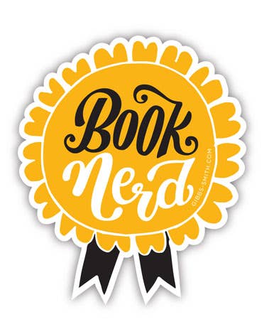 Gibbs Smith - Book Nerd Sticker