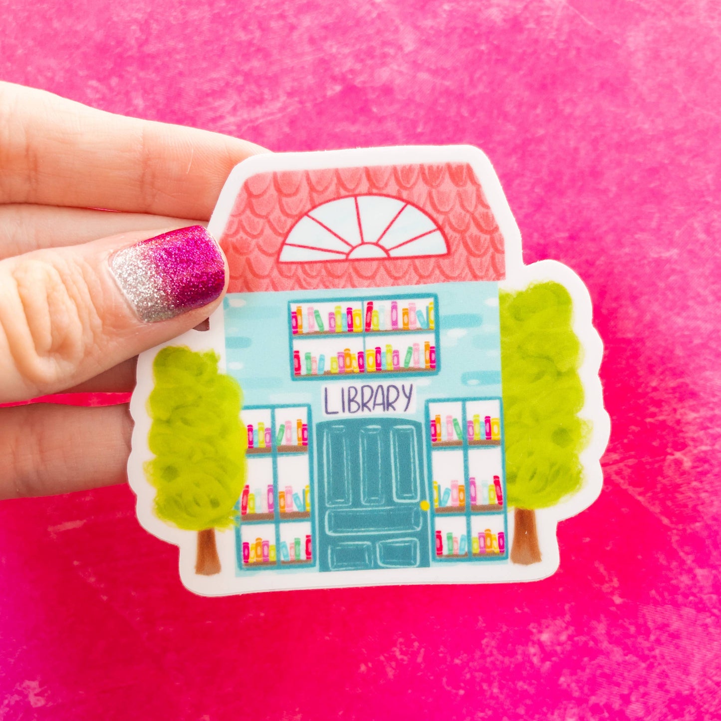 Emily Cromwell - Library Vinyl Sticker