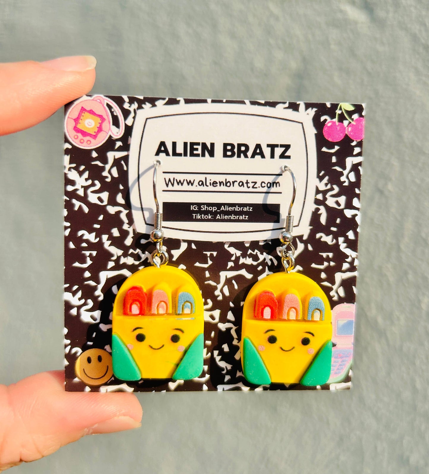 Earrings - Crayons