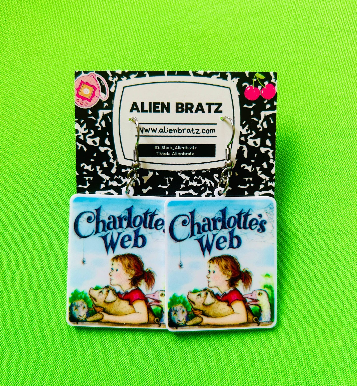 Earrings - Charlotte's Web