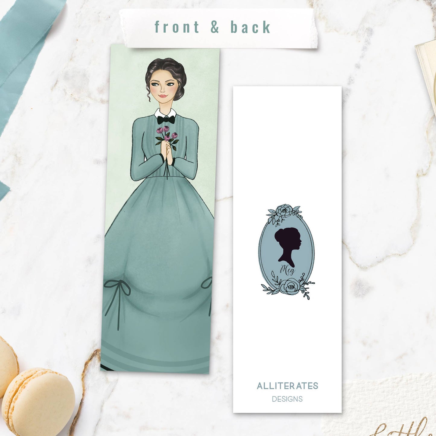 Alliterates - Little Women Bookmark - Meg