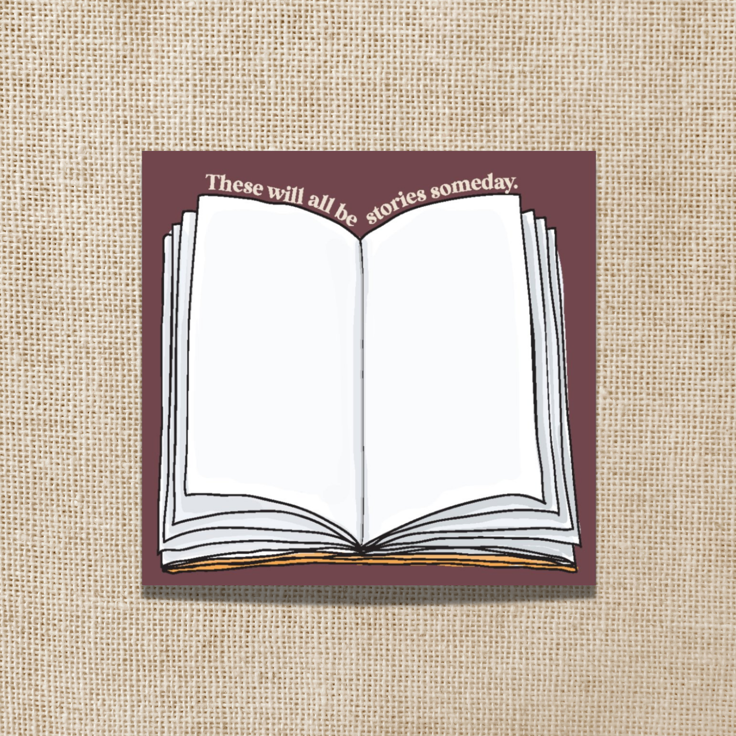 Open Book Sticky Notes