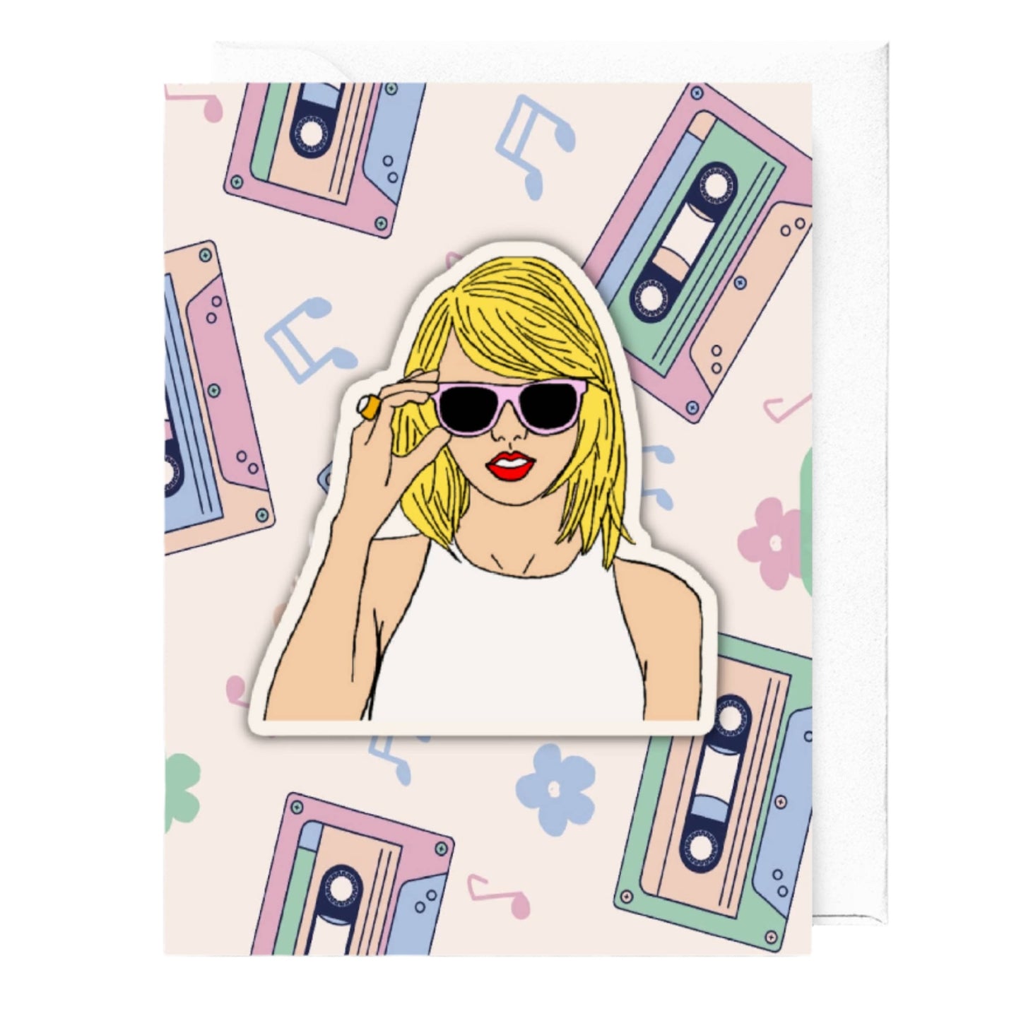 Greeting Card - Taylor Swift Sticker Card