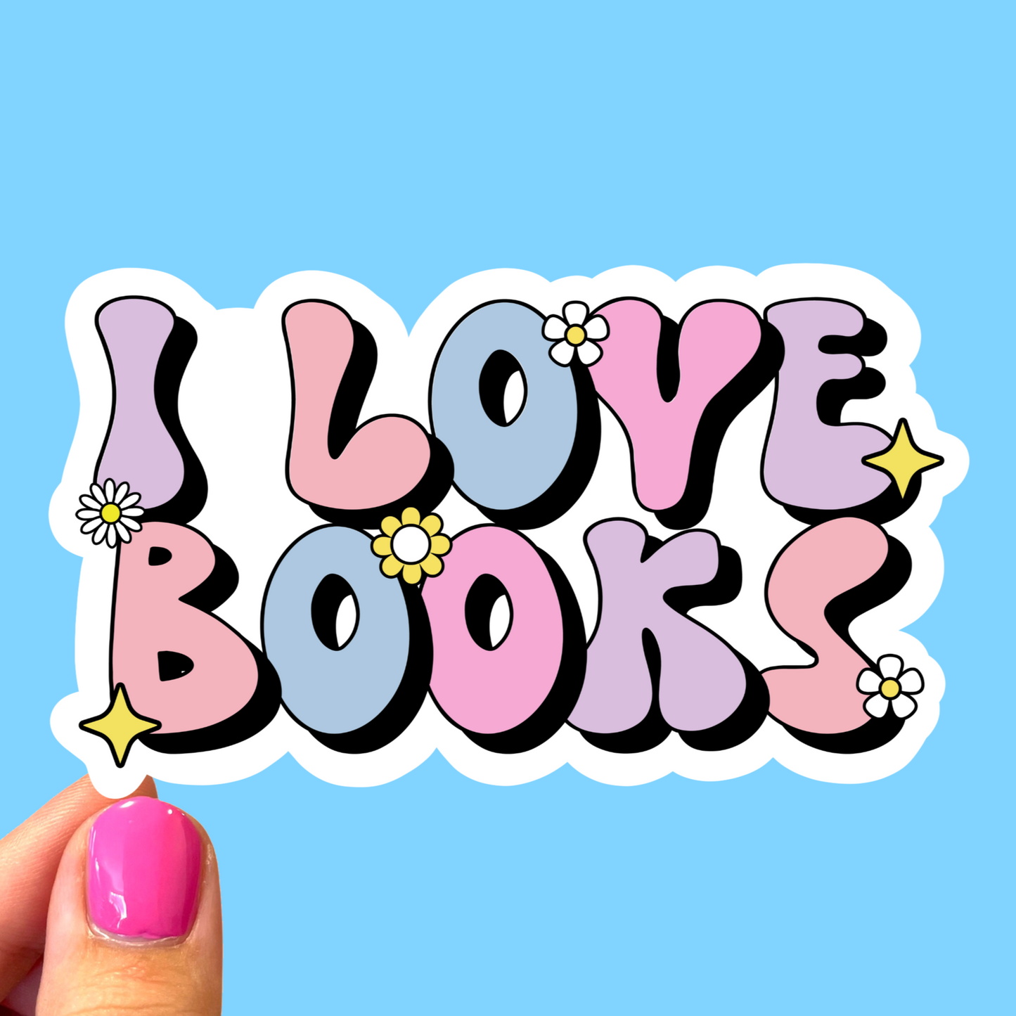 Radical - I Love Books Sticker