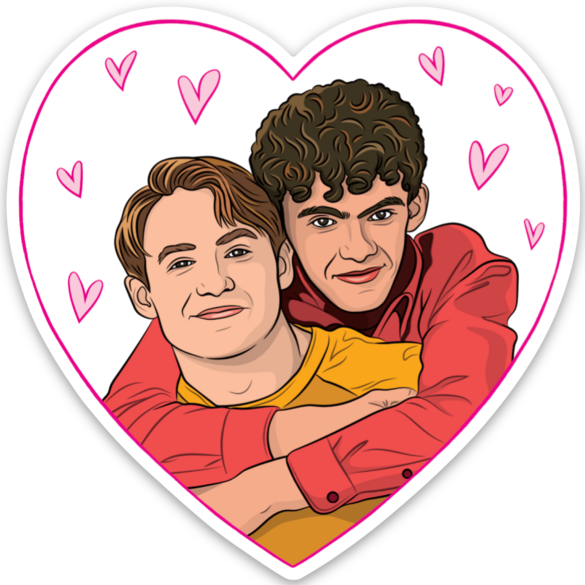 The Found - Heartstopper Die Cut Sticker