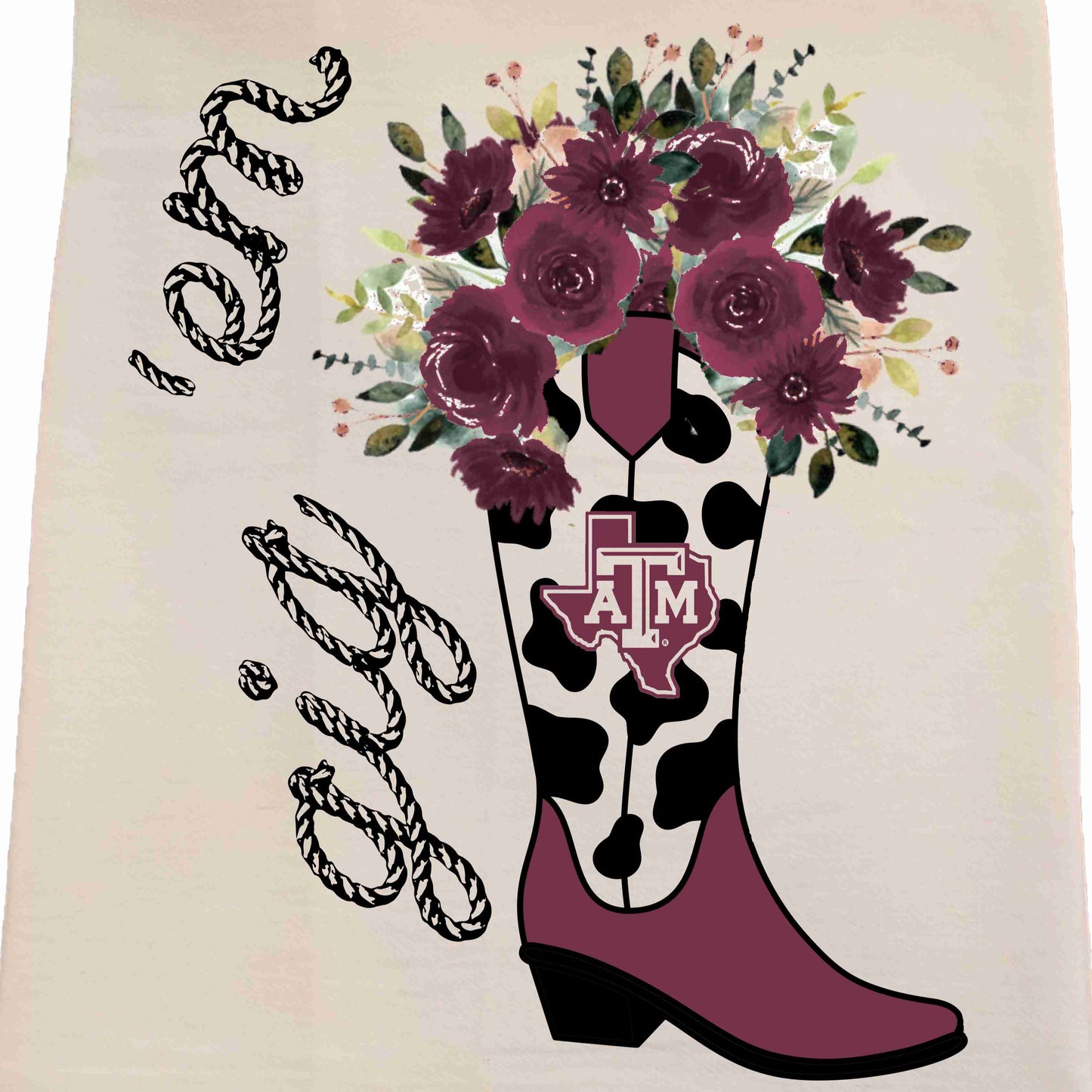 Tea Towels - Aggie Cowboy Boot