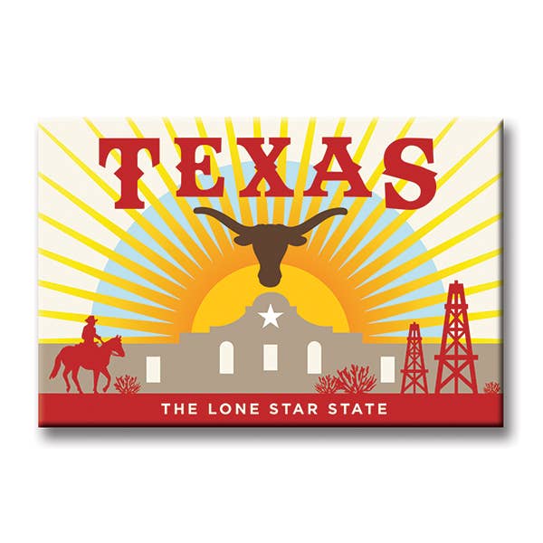 Magnet - Texas Alamo Lone Star State