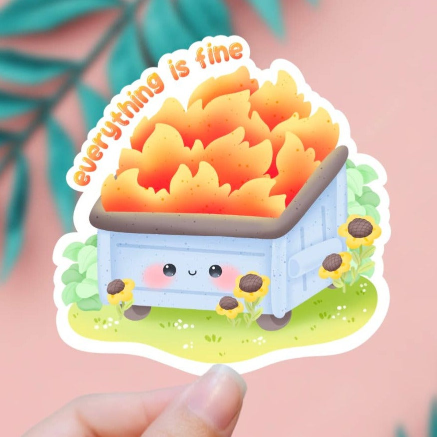EnchantingSunshine - Everything Is Fine Sticker
