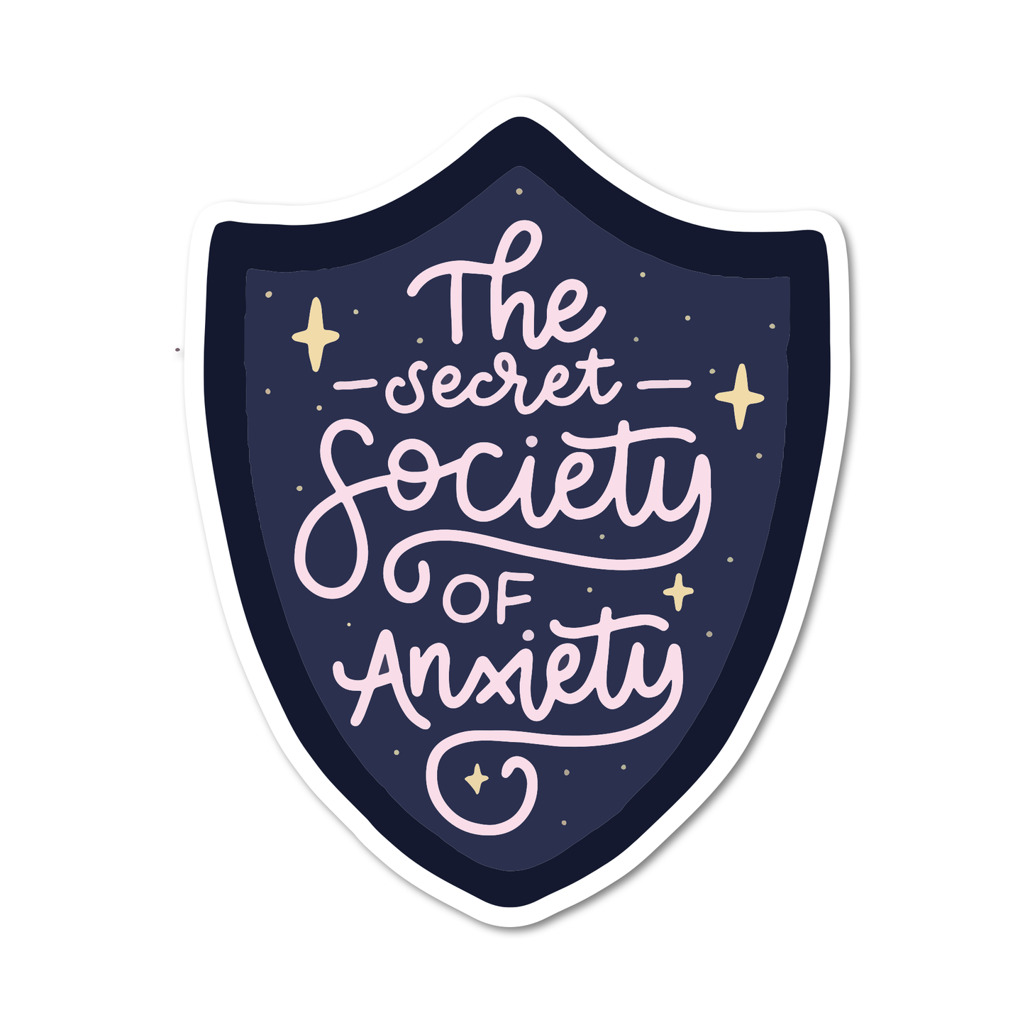 Mouthy Broad - Secret Society Of Anxiety Sticker