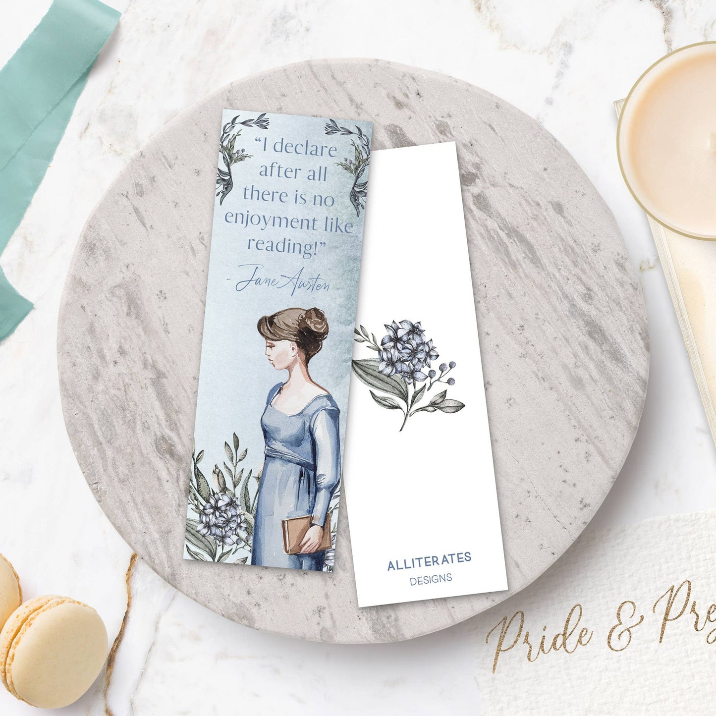 Alliterates - Jane Austen Pride and Prejudice Bookmark