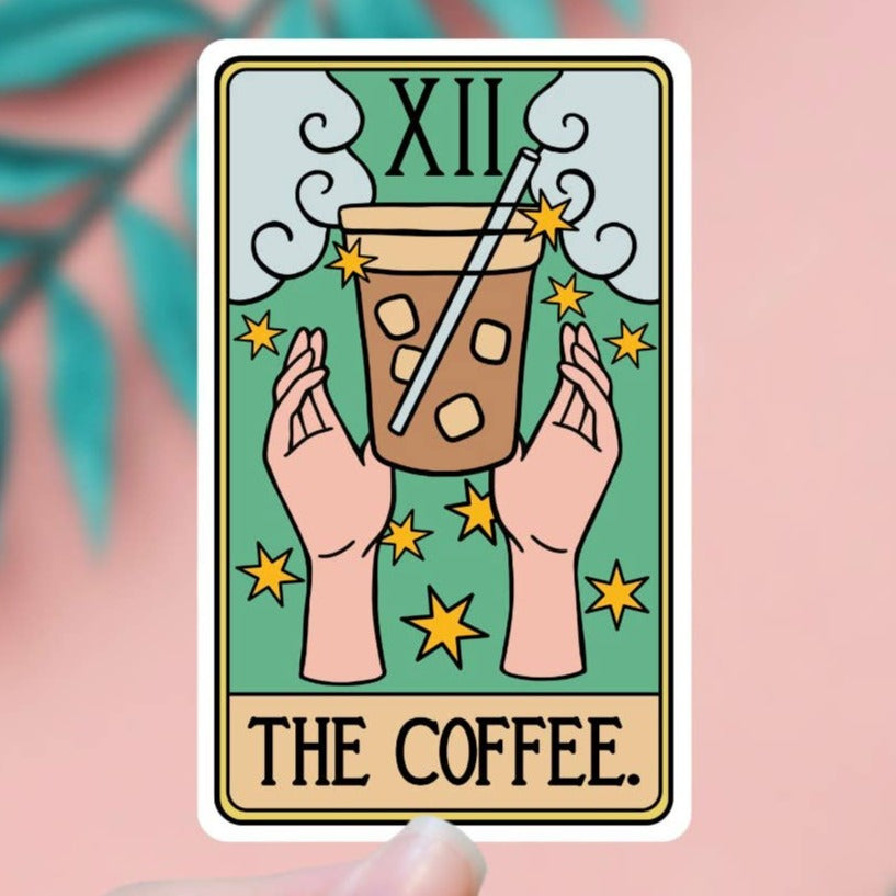 EnchantingSunshine - The Coffee Tarot Card Sticker