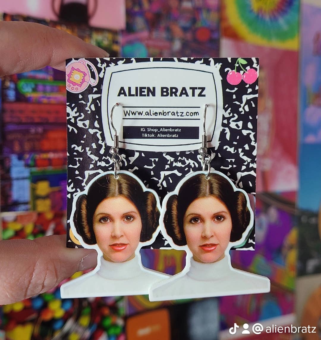 Earrings - Princess Leia
