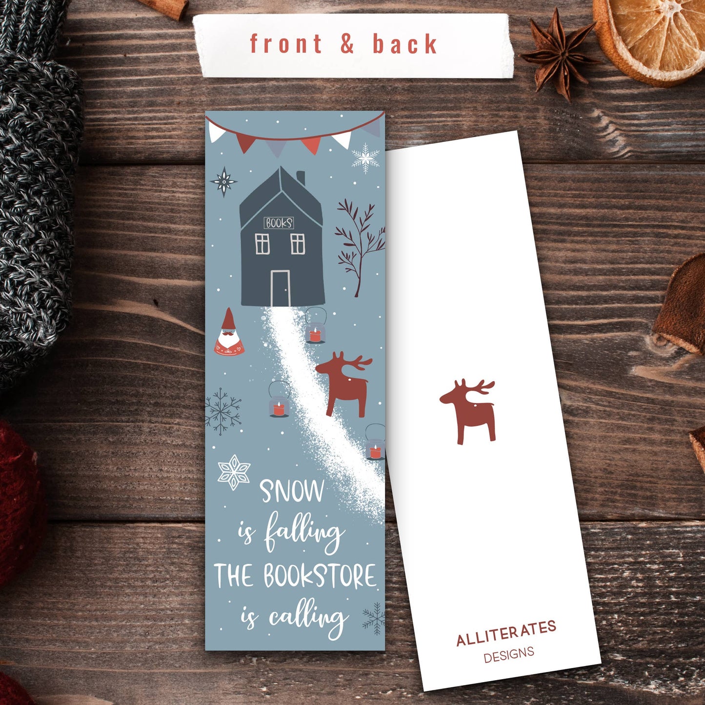 Alliterates - Snow is Falling, The Bookstore is Calling