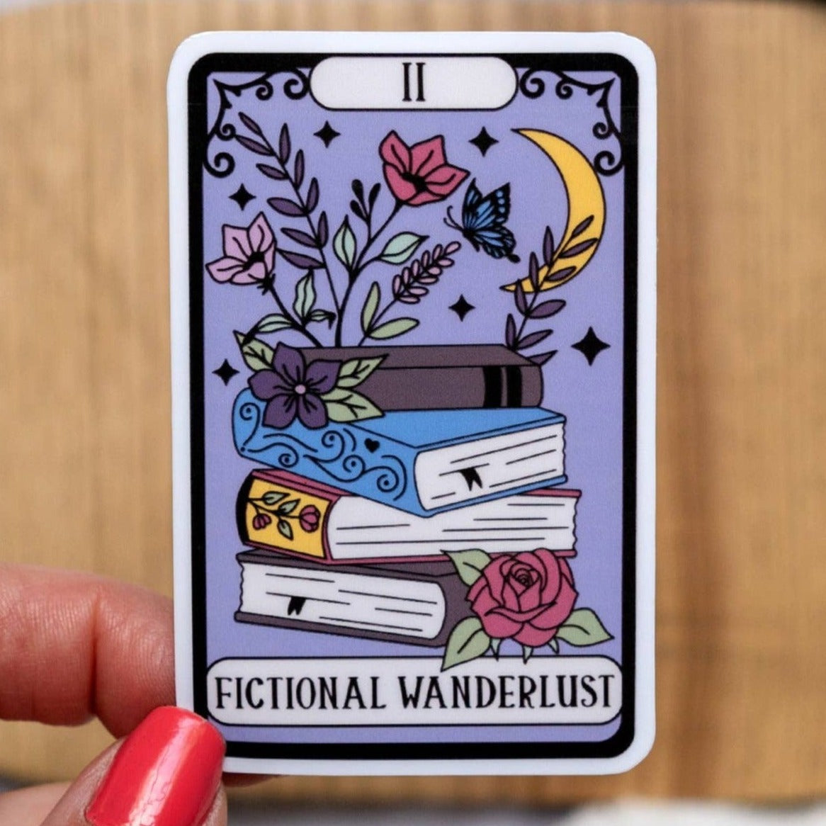 Alliterates - Tarot Card Sticker - Fictional Wanderlust