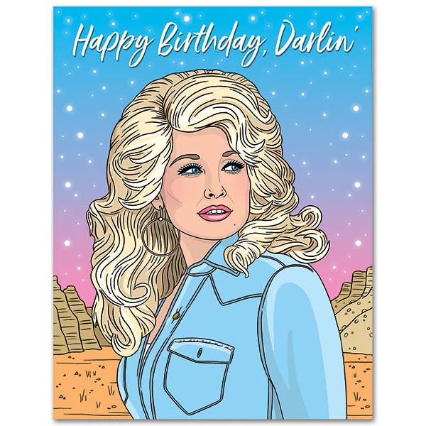 The Found - Dolly Happy Birthday Darlin' Card