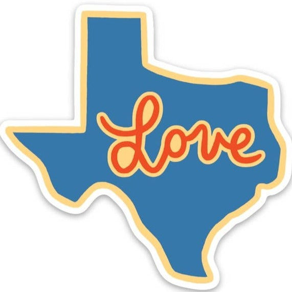The Found - Texas Love Die Cut Sticker