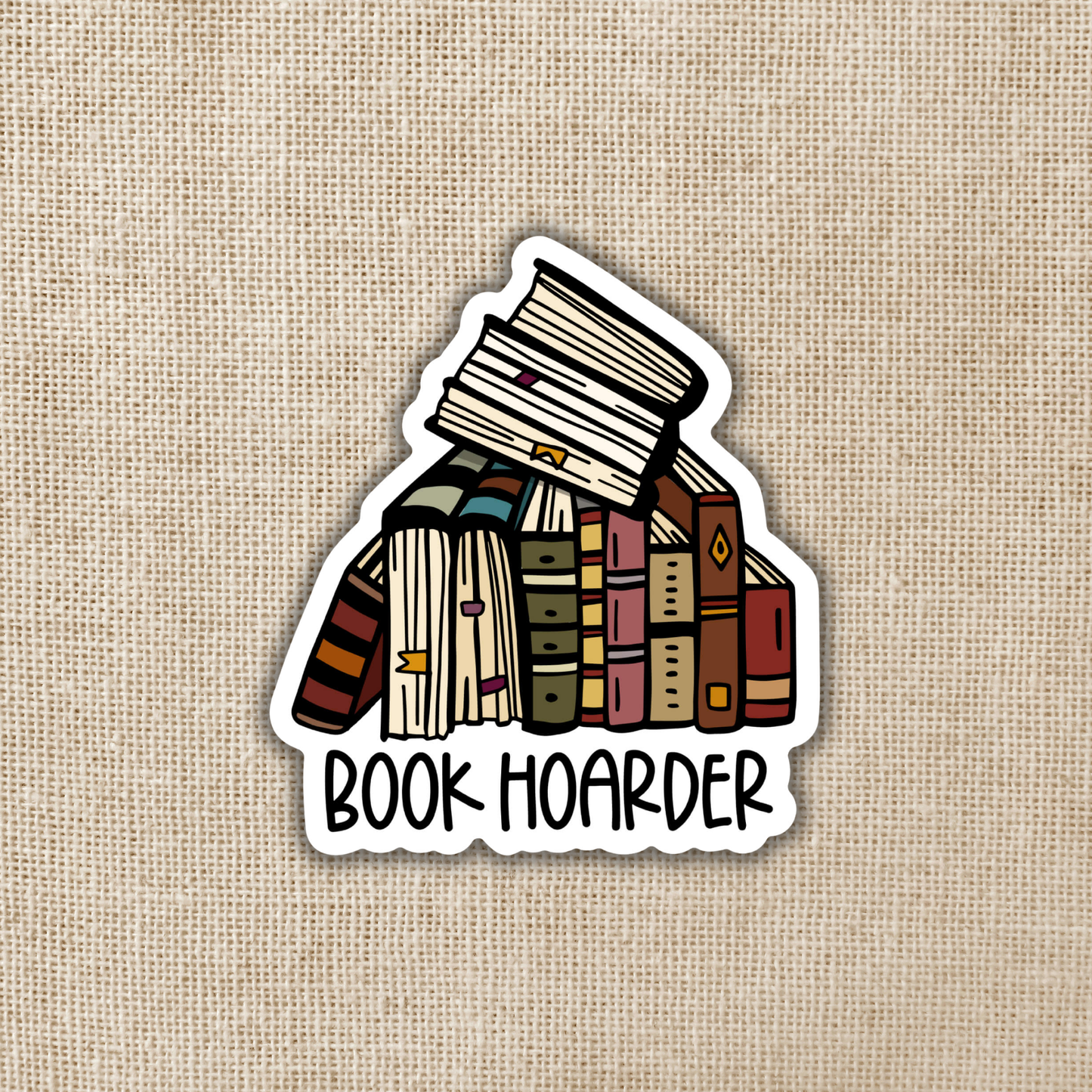 Wildly Enough - Book Hoarder Sticker