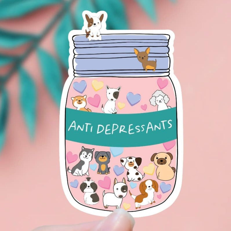 EnchantingSunshine - Dog Anti Depressant Sticker