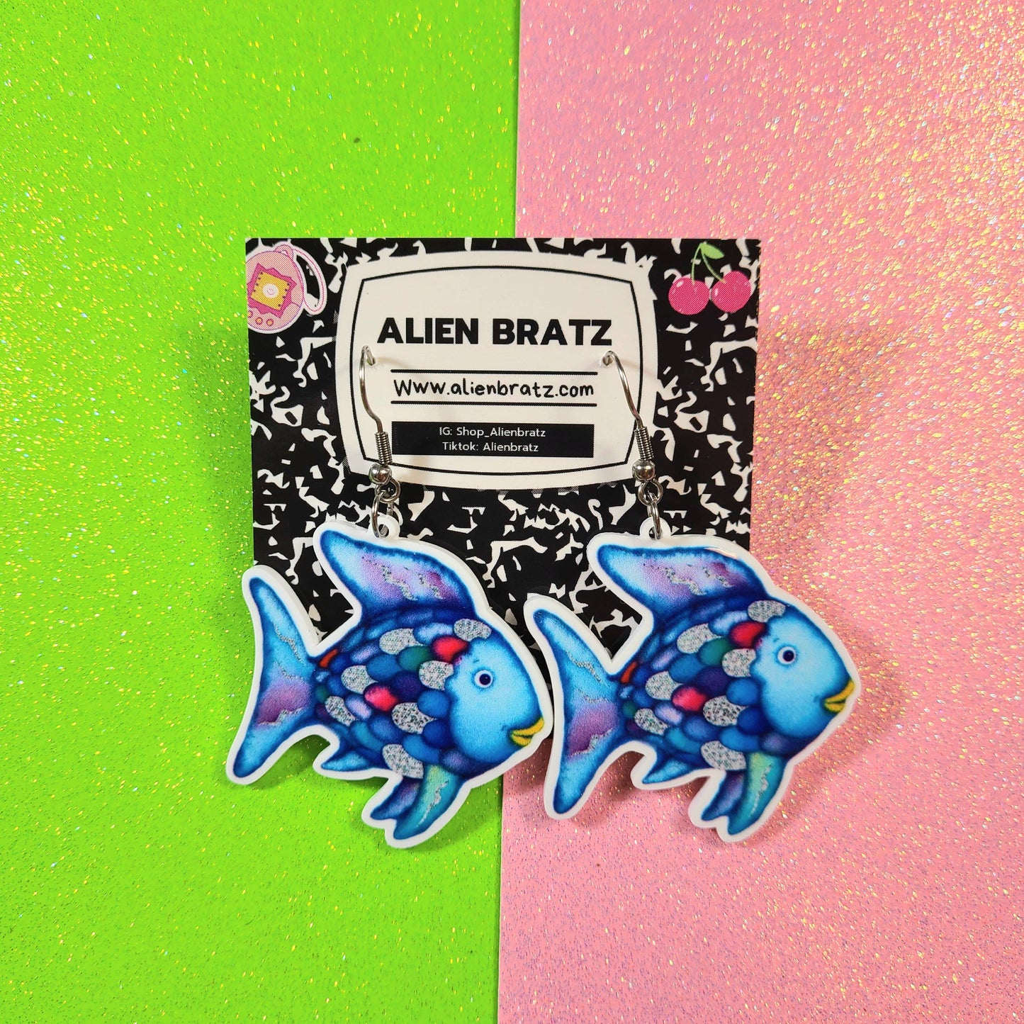 Earrings - Rainbow Fish