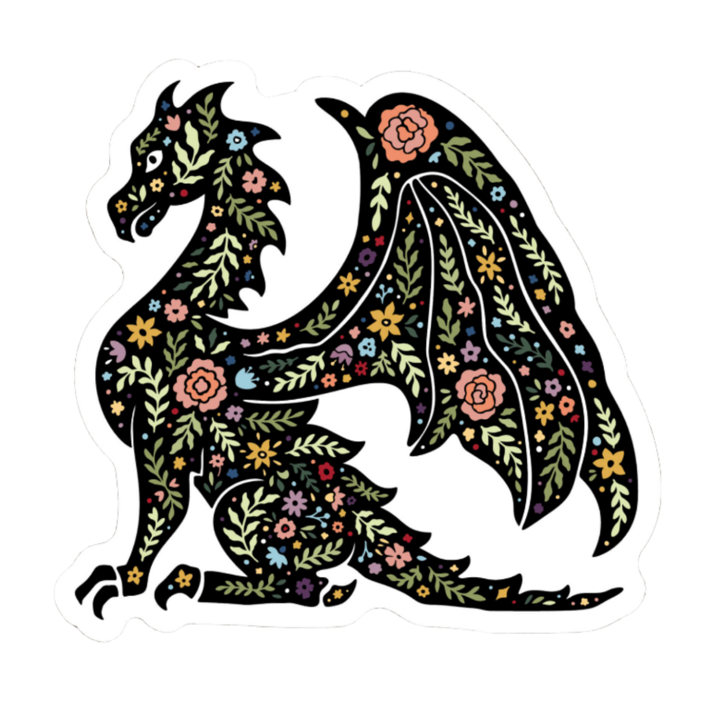 Magic Boho Dragon Sticker