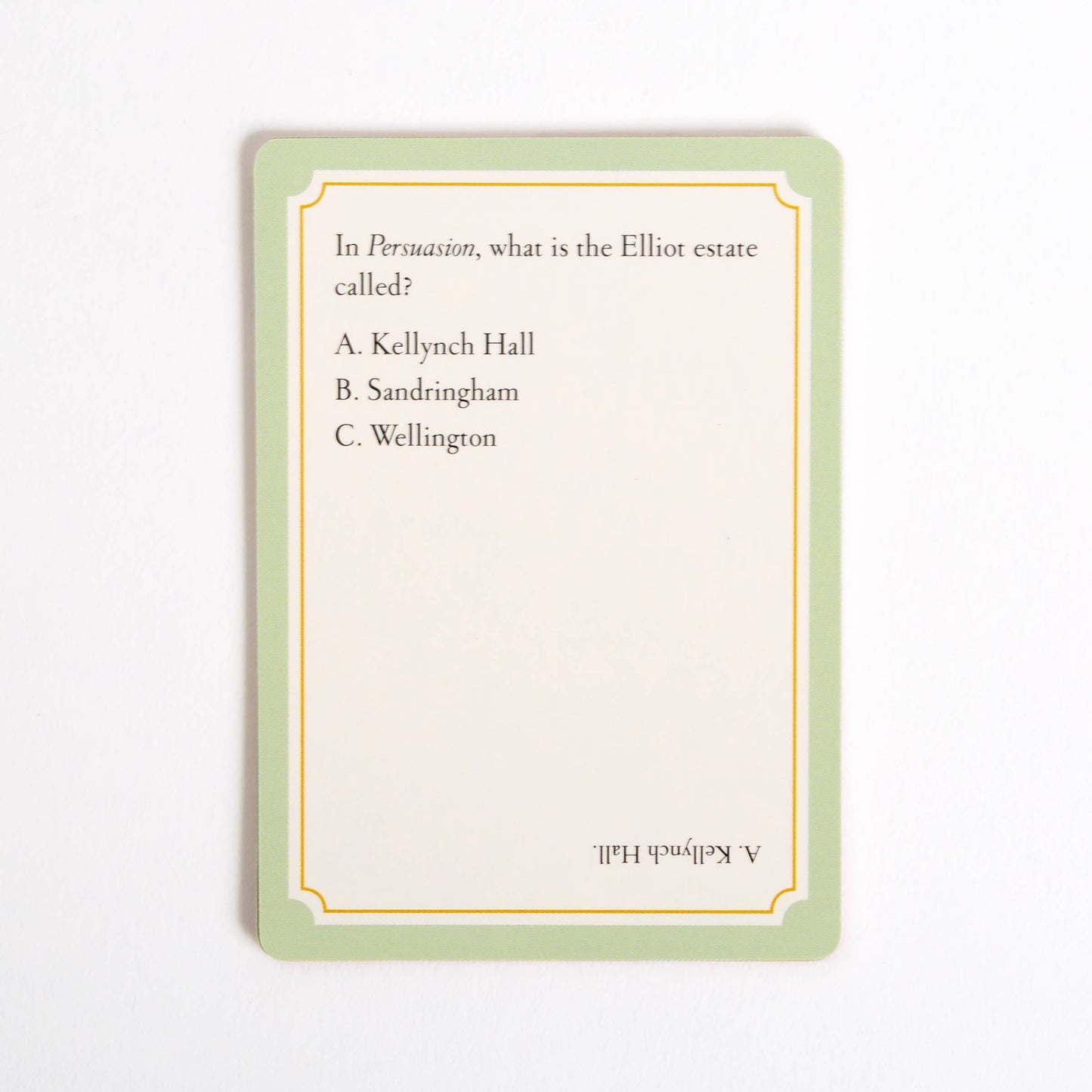 Game - Jane Austen Trivia