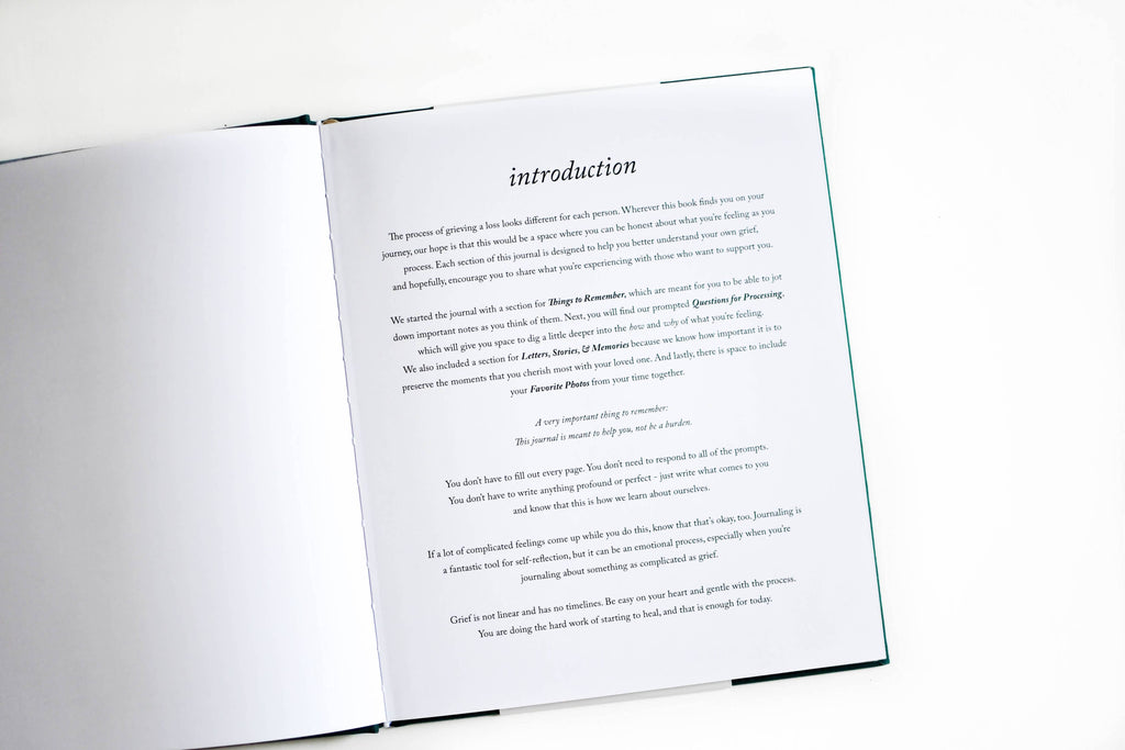 Grief Journal - Teal | Sympathy Gift | Loss of Child Journal: Teal