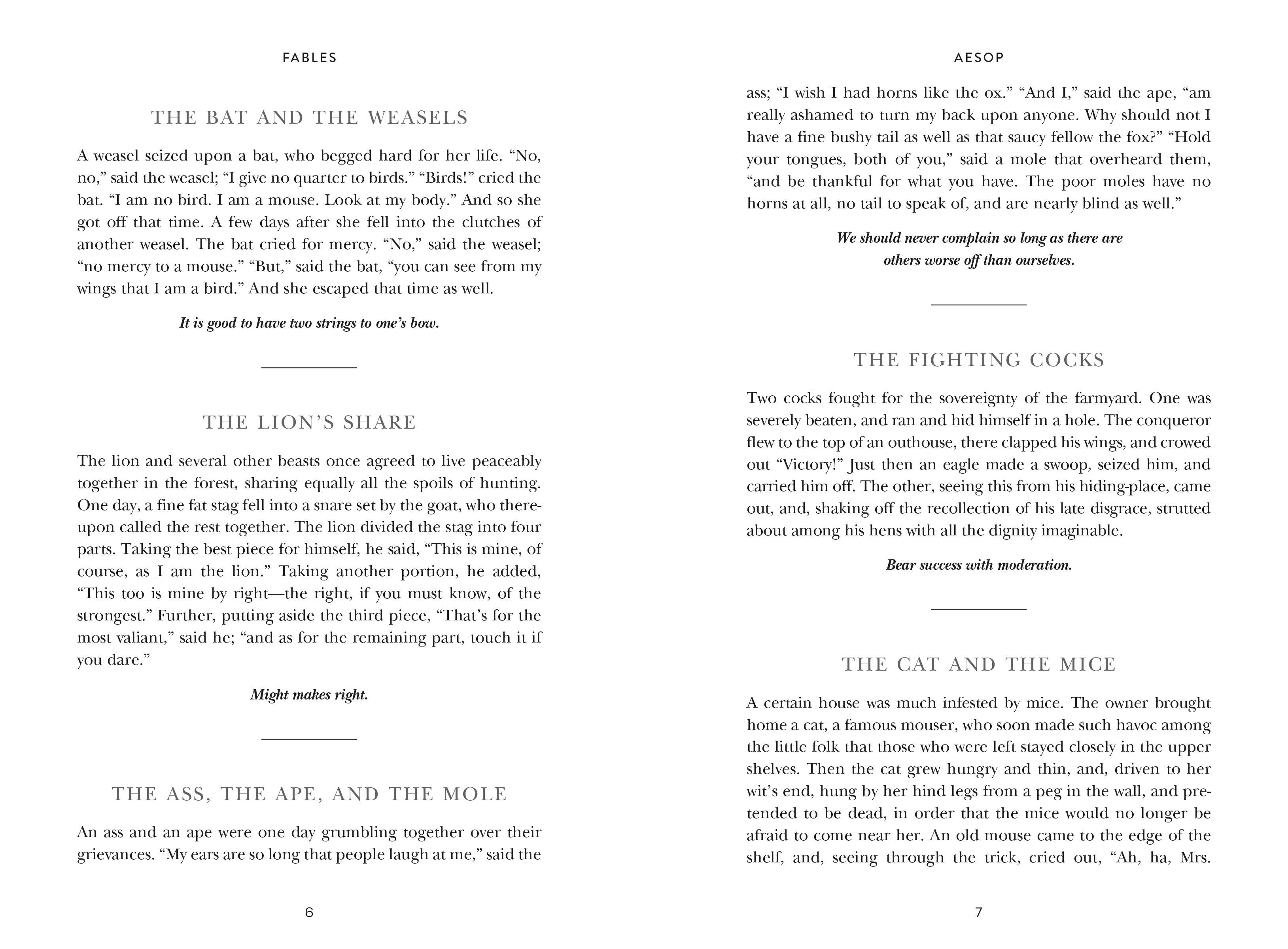 Aesop's Fables by Aesop