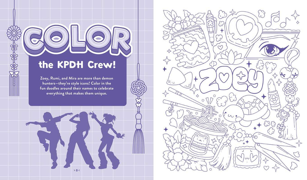 Unofficial KPop Demon Hunters Activity Book
