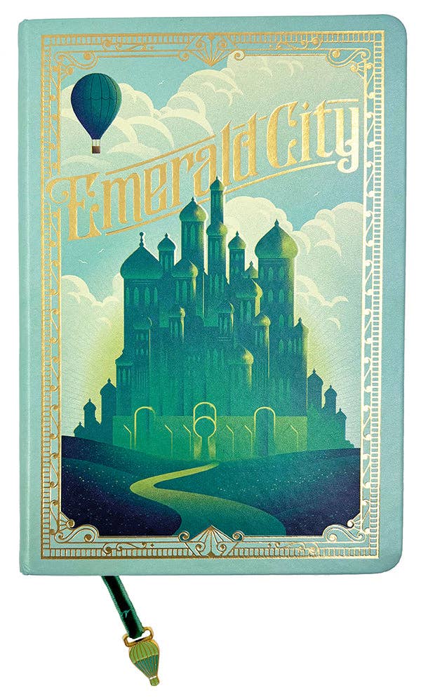 Journal - Wicked: Emerald City with Ribbon Charm