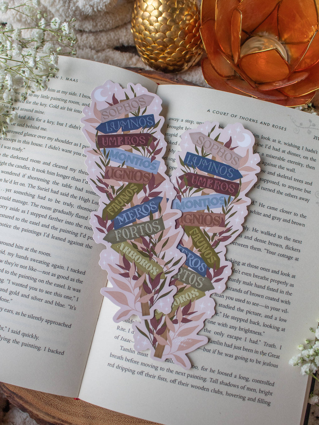 Emarion Location Sign Die-Cut Bookmark | Everflame