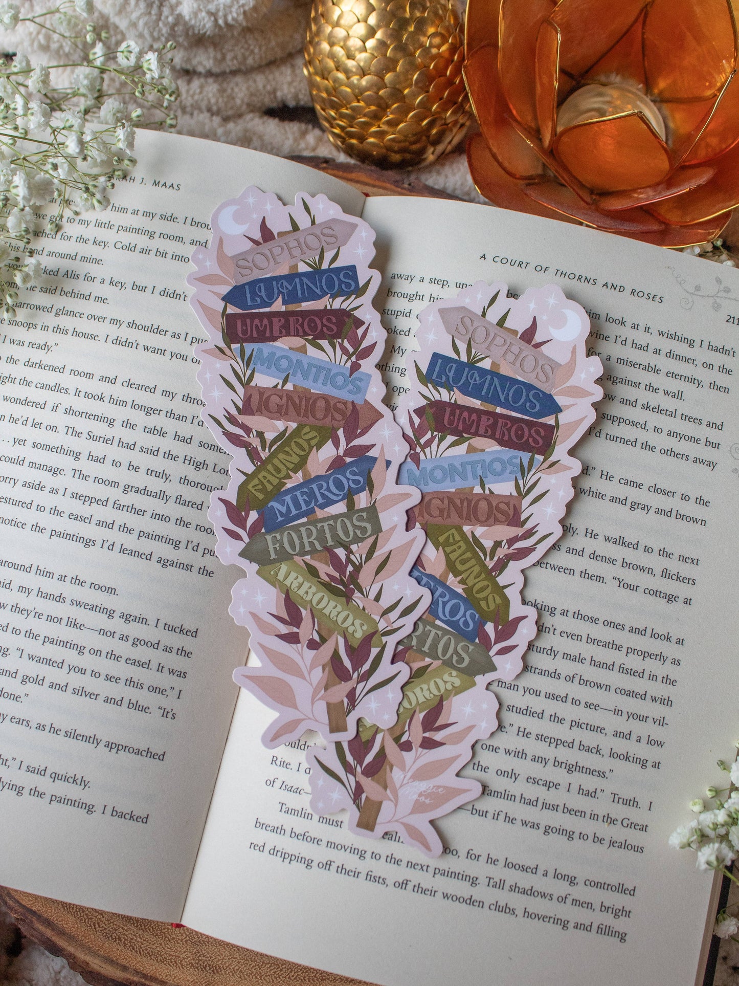 Emarion Location Sign Die-Cut Bookmark | Everflame