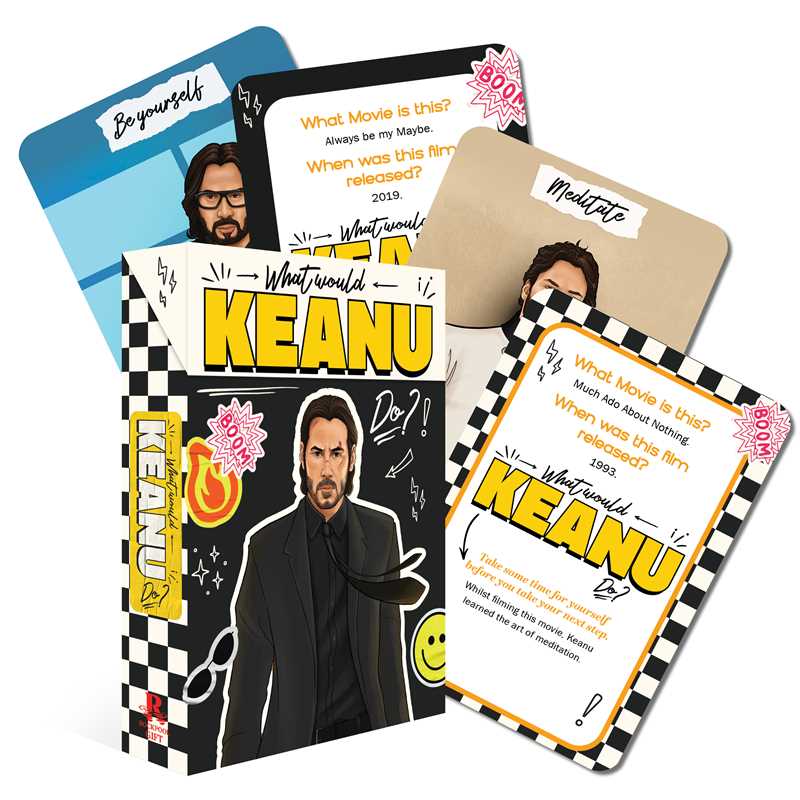 Flash Cards - What Would Keanu Do? by Rockpool Publishing