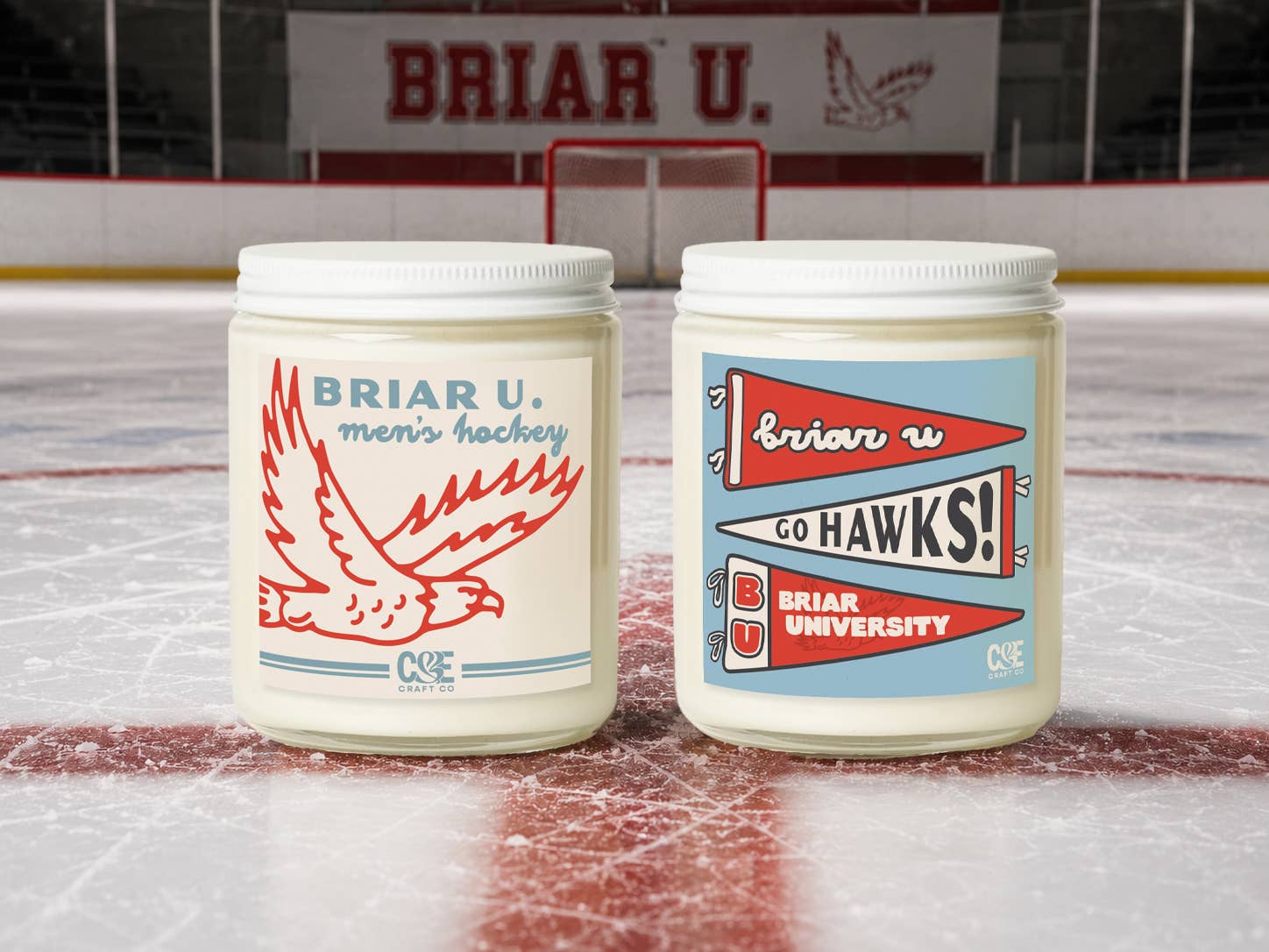 Briar U Pennants Candle - Off Campus