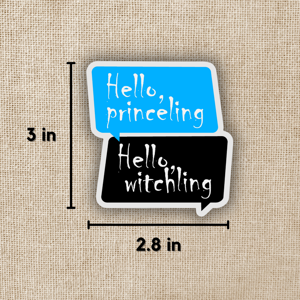 SJM - Hello Princeling, Hello Witchling Sticker