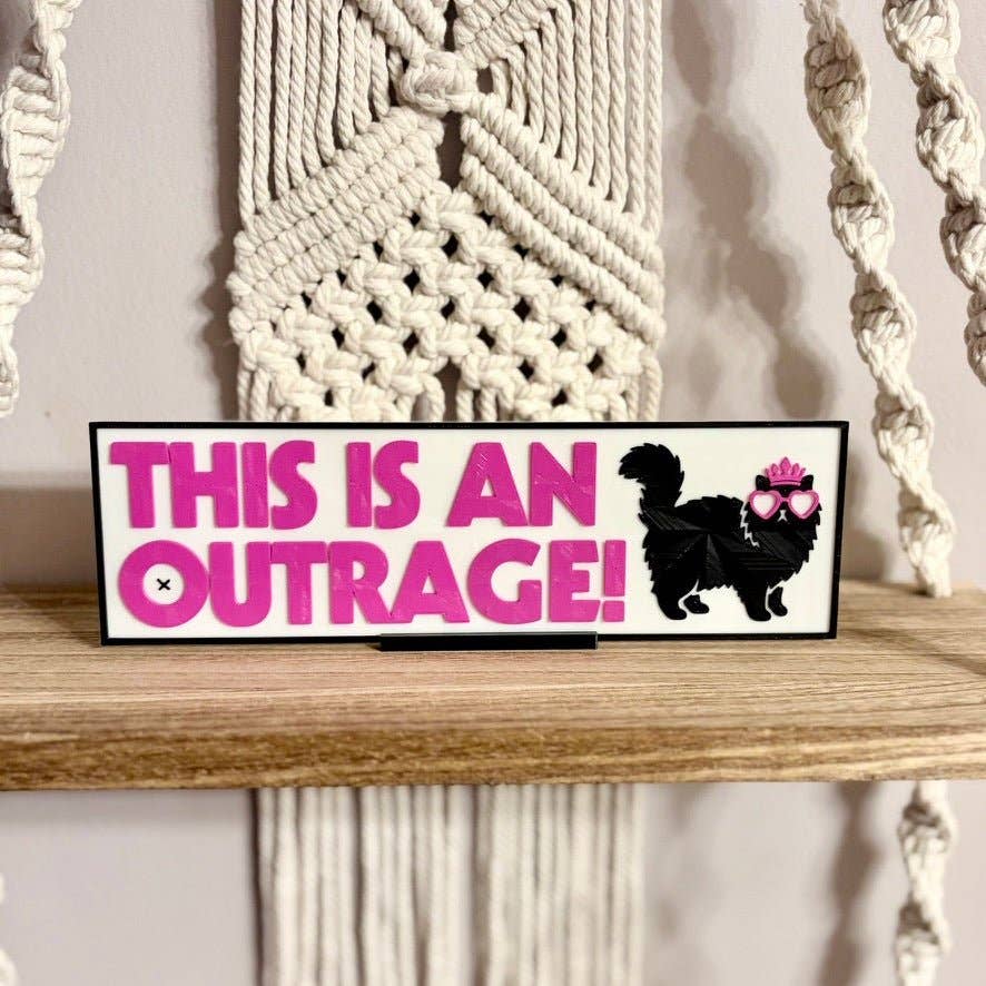 DCC Inspired "This is an Outrage!" Book Nook
