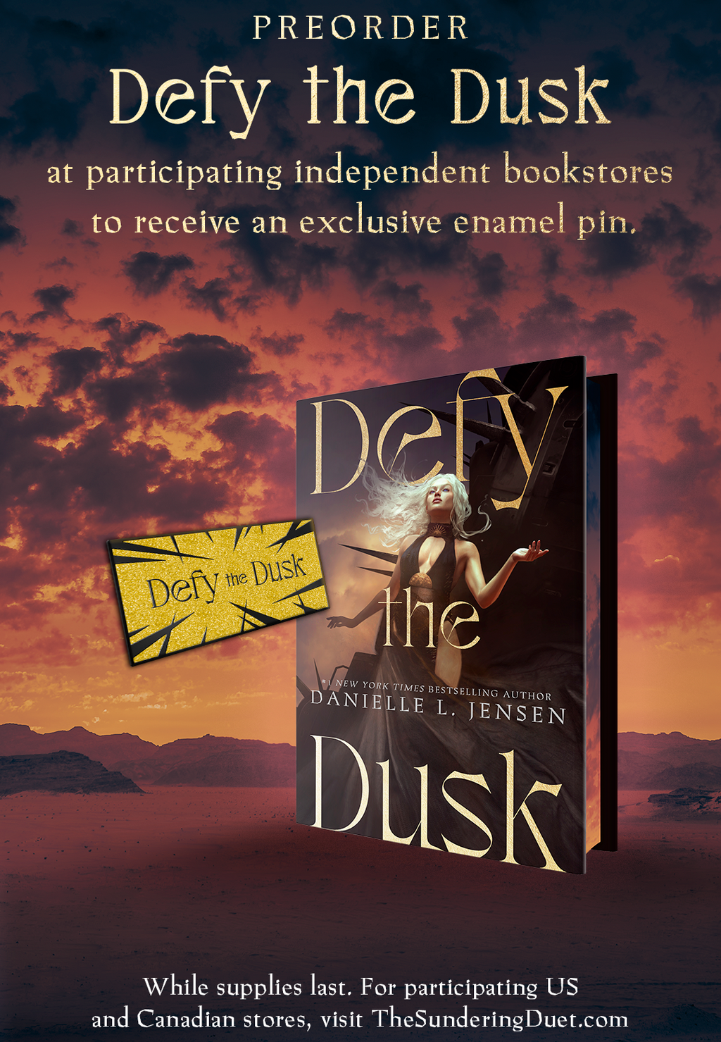 Preorder - Defy the Dusk: Book One of The Sundering Duet - 11/3/26