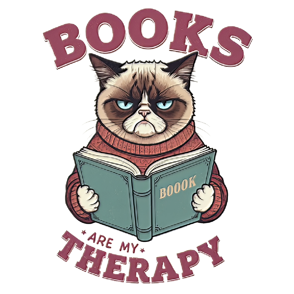 Books Are My Therapy Magnet