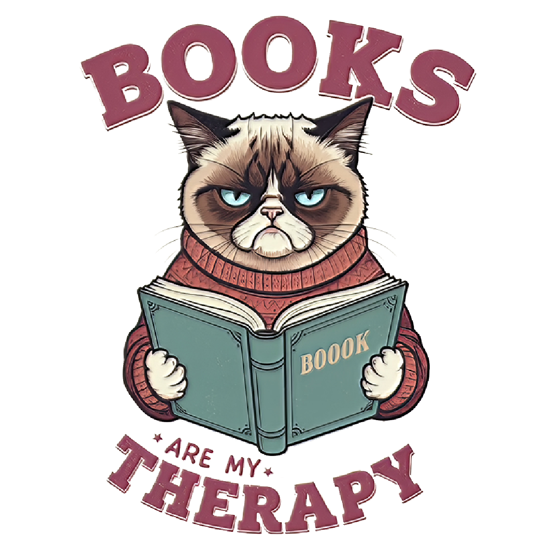 Books Are My Therapy Magnet