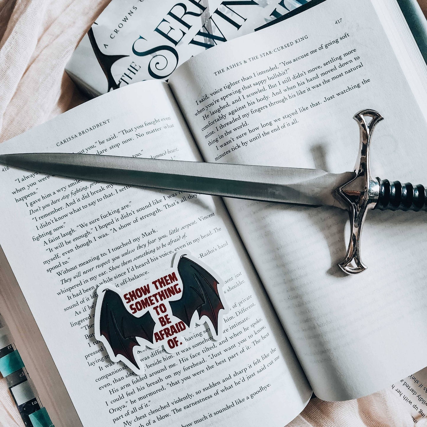 Something To Be Afraid Of Sticker | Crowns Of Nyaxia