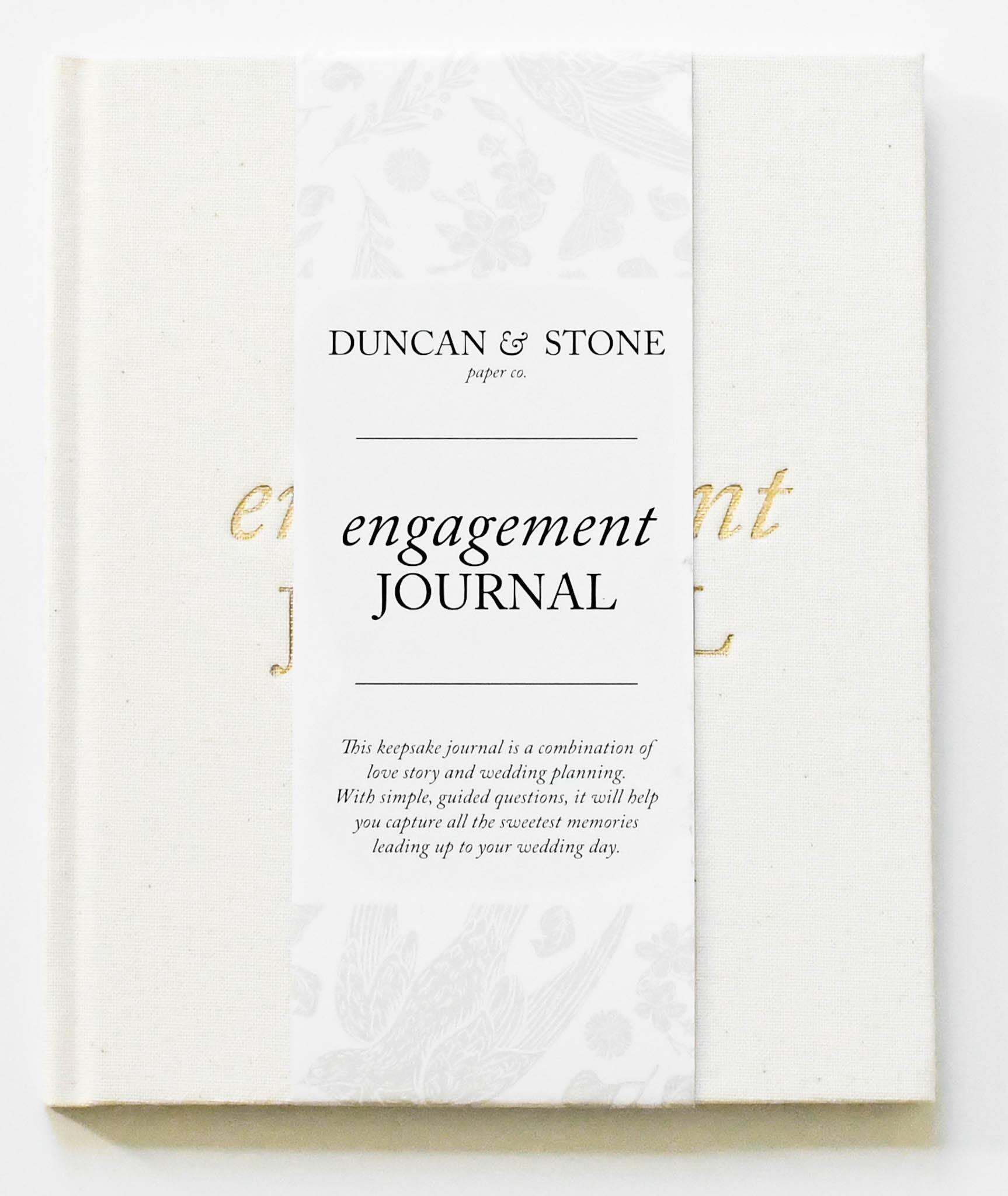 Engagement Journal | Gift for New Brides | Book for Couples: Taupe