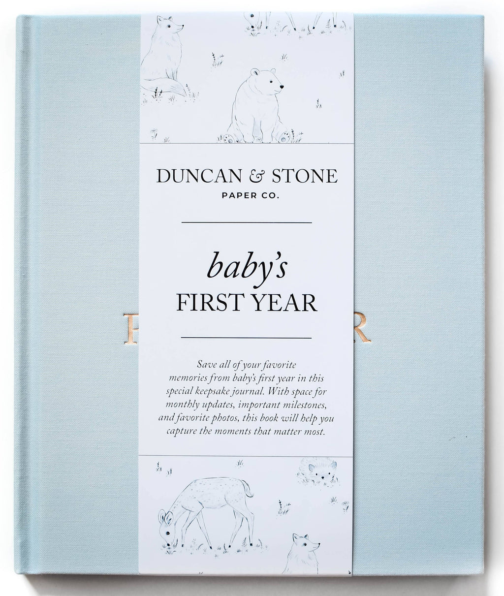 Baby's First Year Memory Book & Photo Album | Mother's Day: Dusty Rose