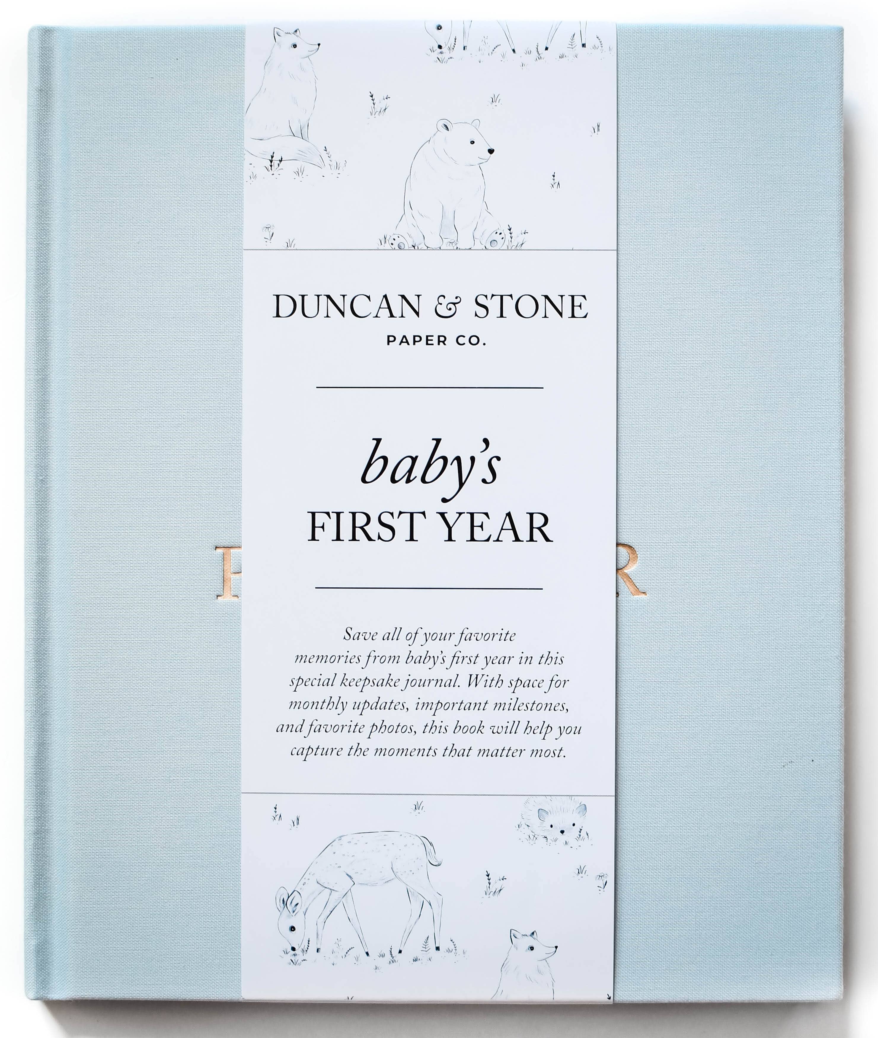 Baby's First Year Memory Book & Photo Album | Mother's Day: Dusty Rose