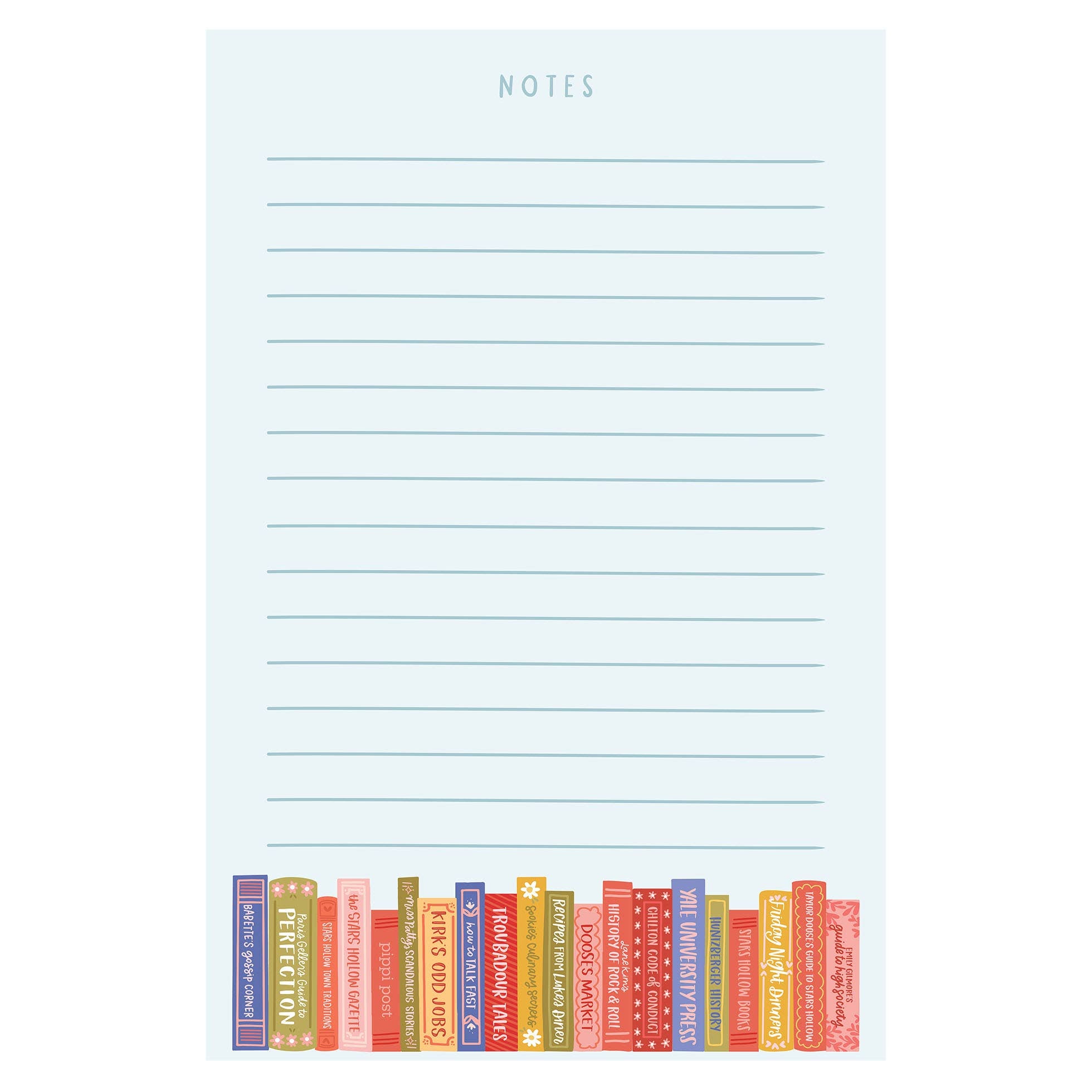 Notepad - Stars Hollow Bookshelf 4x6