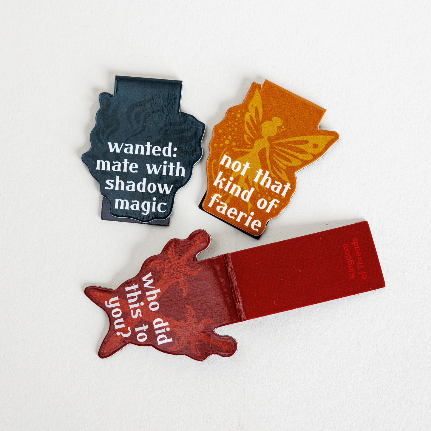 Romantasy Tropes Magnetic Bookmark Set