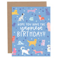 Greeting Card - Yappiest Dog Birthday