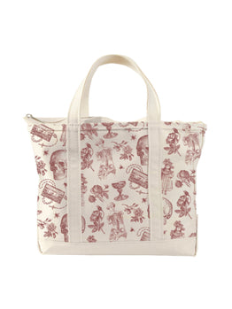 Interview with the Vampire Toile large zippered tote bag