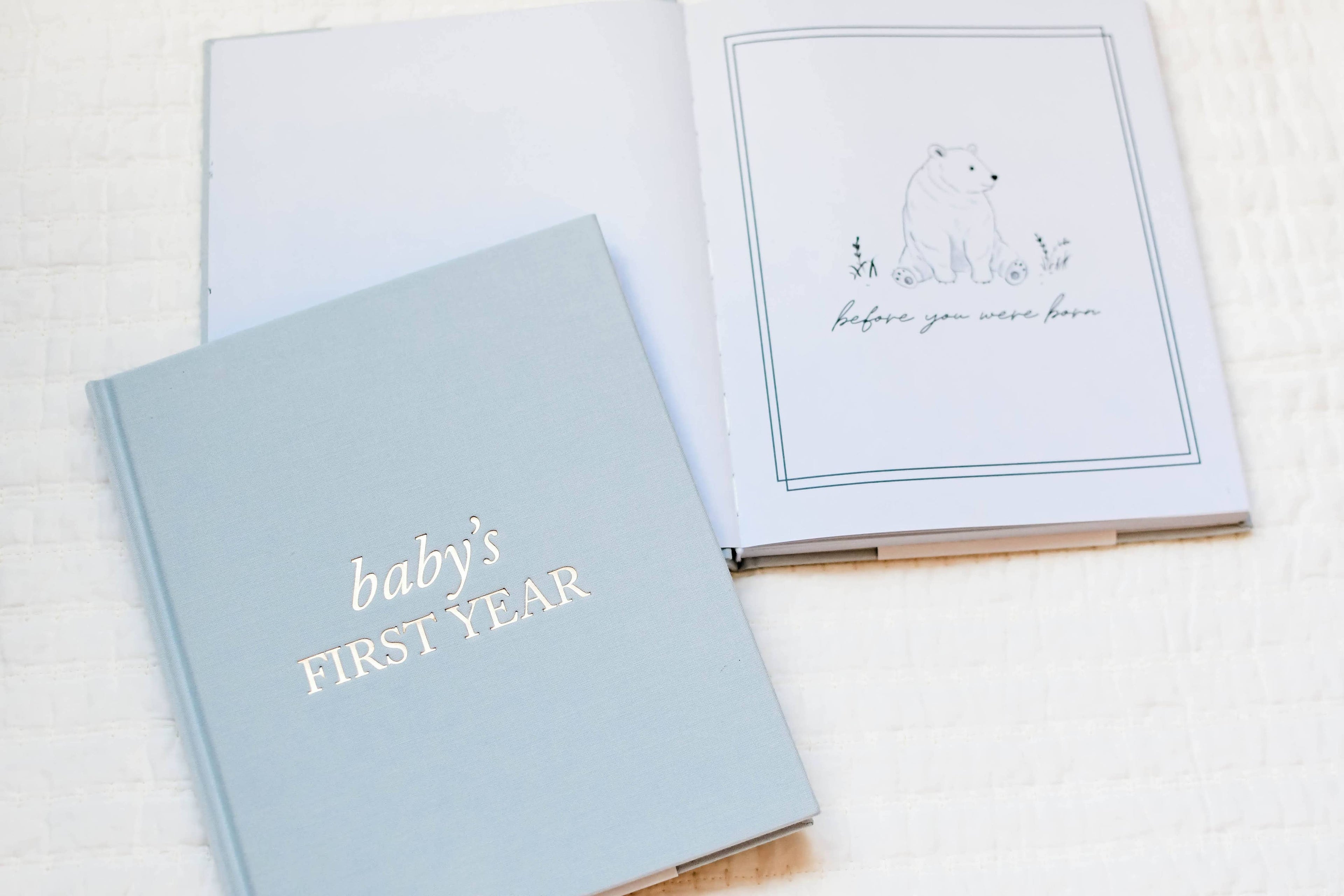 Baby's First Year Memory Book & Photo Album | Mother's Day: Dusty Rose
