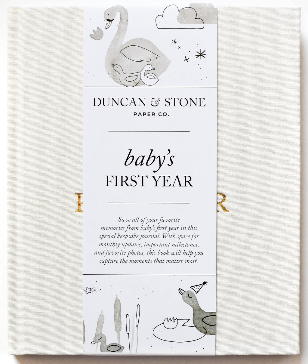 Baby's First Year Memory Book & Photo Album | Mother's Day: Dusty Rose