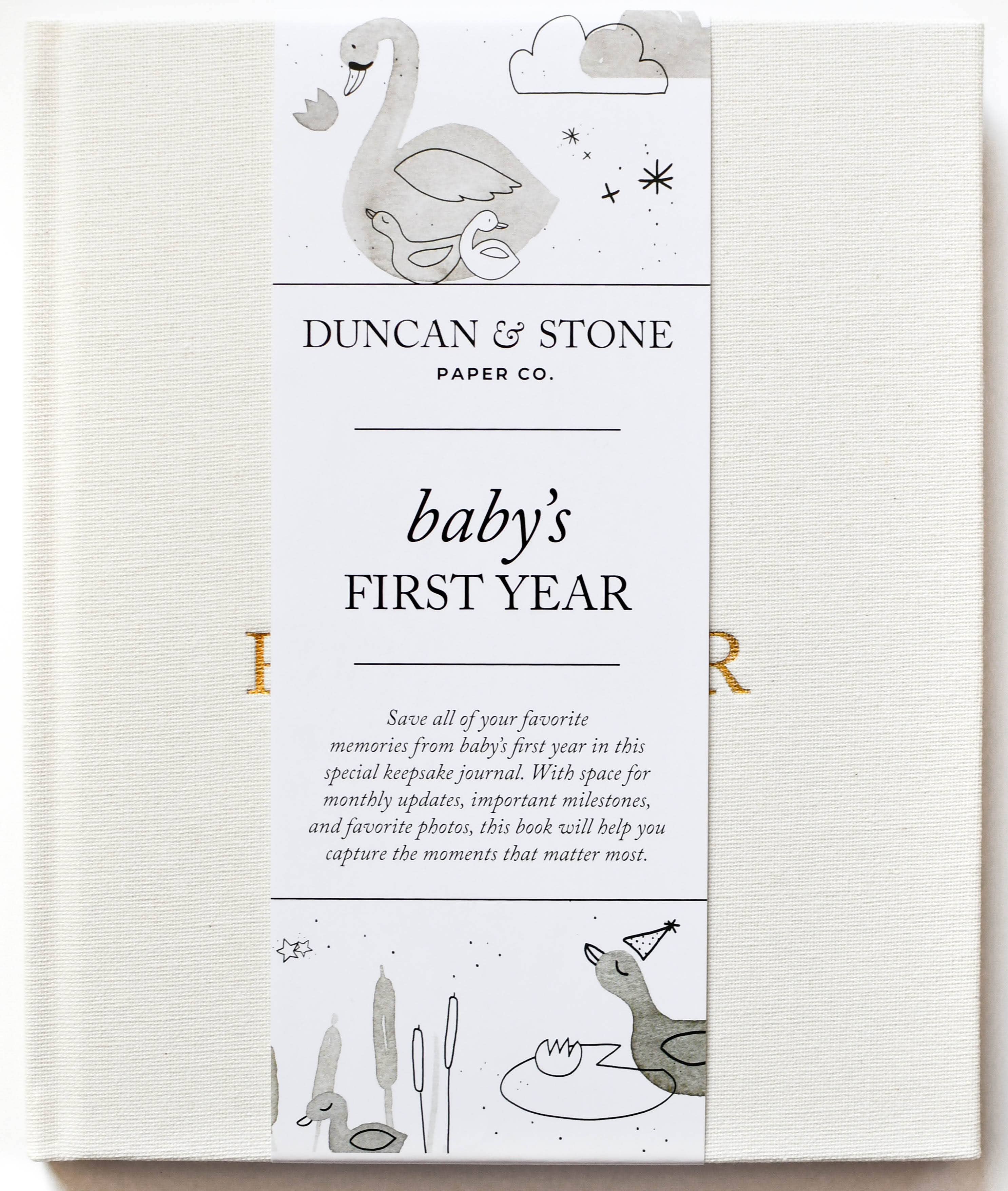 Baby's First Year Memory Book & Photo Album | Mother's Day: Dusty Rose