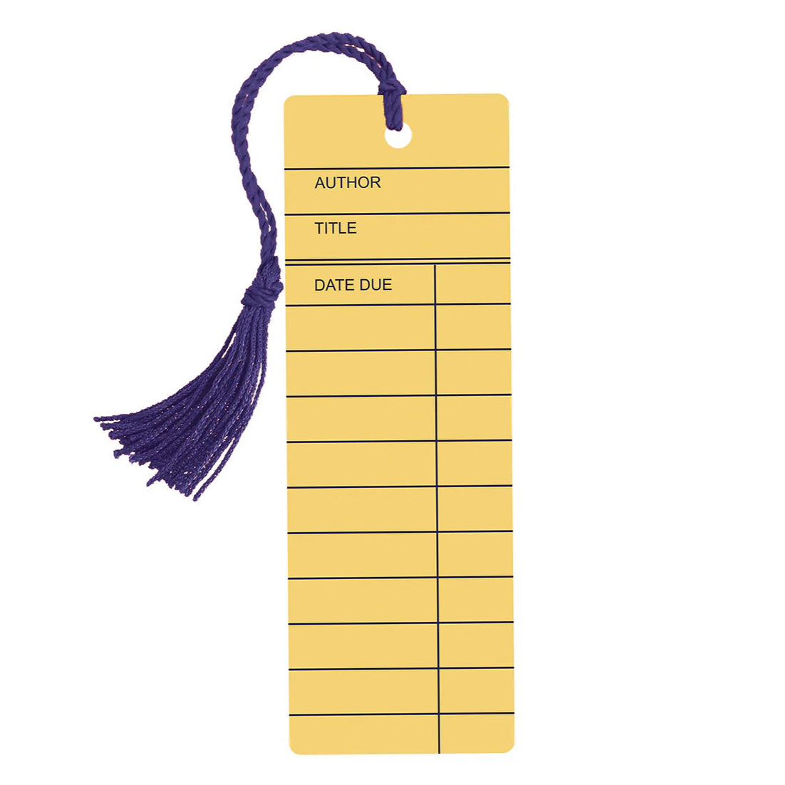 Library Card Bookmark